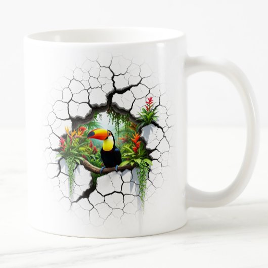 Farbenfrohe Berührung durch das Wall Portal Kaffeetasse