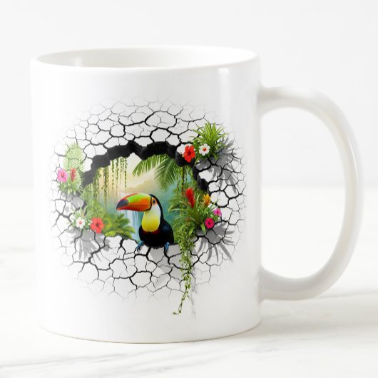 Farbenfrohe Berührung durch das Wall Portal Kaffeetasse