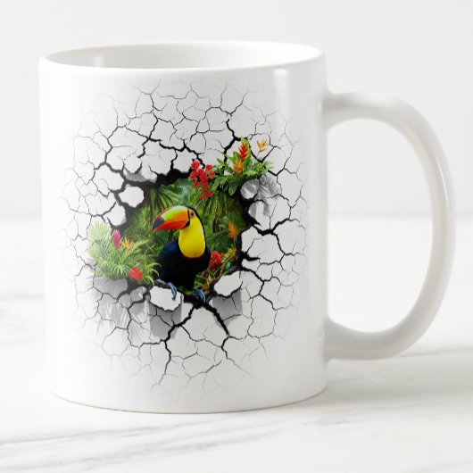 Farbenfrohe Berührung durch das Wall Portal Kaffeetasse