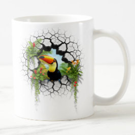 Farbenfrohe Berührung durch das Wall Portal Kaffeetasse