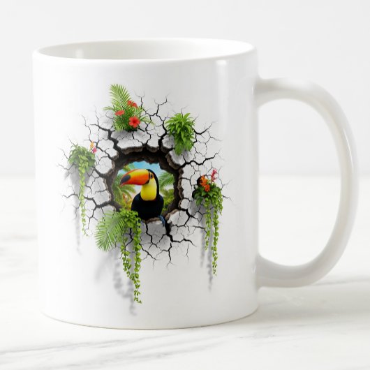 Farbenfrohe Berührung durch das Wall Portal Kaffeetasse