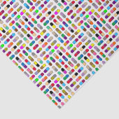 Farbenfrohe Besserungspillen Seidenpapier (Ausschnitt)