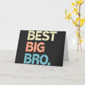 Farbenfrohe Best Big Bro Phantastisch Big Brother Karte (Gelbe Blume)