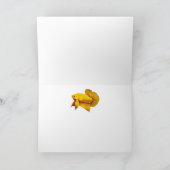 Farbenfrohe Betta Aquarium Angelkarte Karte (Innenseite)