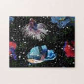 Farbenfrohe Betta Fish Puzzle (Horizontal)