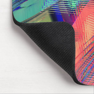 Farbenfrohe Bewegung von chaotischen Objekten in d Mousepad