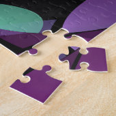 Farbenfrohe Bewegungen Abstrakt auffällig Fraktal  Puzzle (Seite)