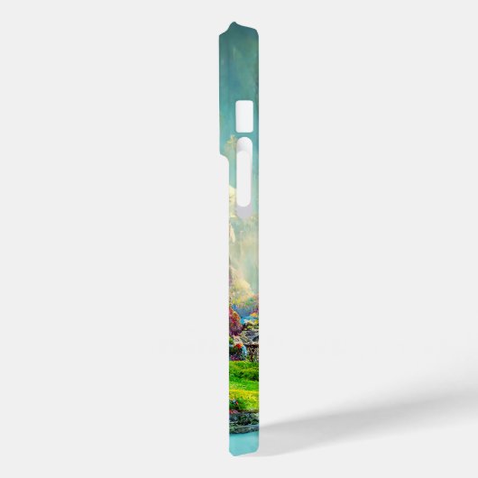 Farbenfrohe bezaubernde Alien Landschaft Case-Mate iPhone Hülle (Rückseite / Links)