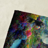 Farbenfrohe bezaubernde Alien Landschaft Strandtuch (Beispiel)