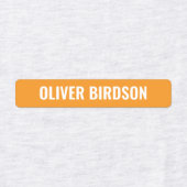 Farbenfrohe Bezeichnung für Kleidung, wasserdicht Etiketten (Design 1)