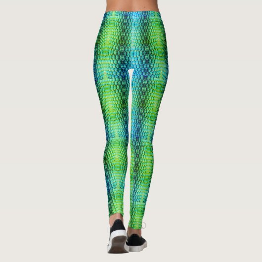 Farbenfrohe Biene Leggings (Rückseite)