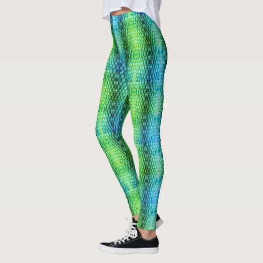 Farbenfrohe Biene Leggings (Links)