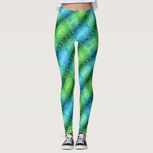Farbenfrohe Biene Leggings (Vorderseite)