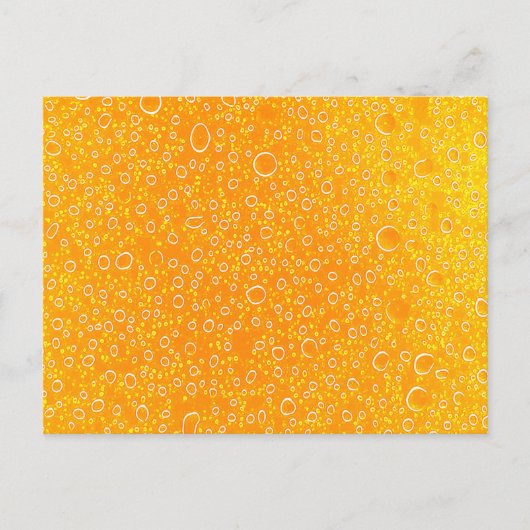 Farbenfrohe Bierpostkarte Postkarte (Vorderseite)