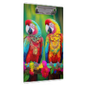 Farbenfrohe Biervögel auf dem Zweig-67859 Klemmbrett (Rechts)