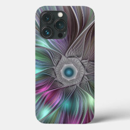 Farbenfrohe Big Blume Abstrakte Trippy Fraktal Art Case-Mate iPhone Hülle