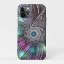 Farbenfrohe Big Blume Abstrakte Trippy Fraktal Art Case-Mate iPhone Hülle