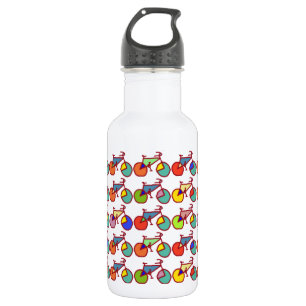 Farbenfrohe Bikes Trinkflasche