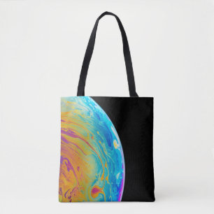 Farbenfrohe Bilder Cooler Mondbilder kreativer Mon Tasche