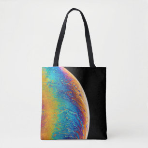 Farbenfrohe Bilder Cooler Mondbilder kreativer Mon Tasche
