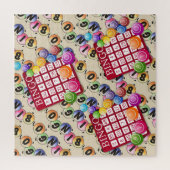 Farbenfrohe Bingokarten Spiele Puzzle (Vertikal)