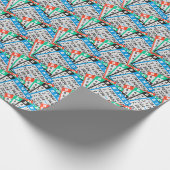 Farbenfrohe Bingokartensammlung Geschenkpapier (Ecke)