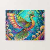 Farbenfrohe Bird Art Puzzles Moderne Puzzles kühl (Horizontal)