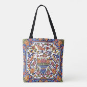 Farbenfrohe Birds Tote Bag - Nature Inspiriert Übe Tasche (Rückseite)