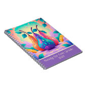 Farbenfrohe Birne für 1. Klasse 2025 Notizblock (Rechte Seite)