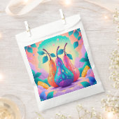 Farbenfrohe Birne Geschenktütchen (Ausgeschnitten)