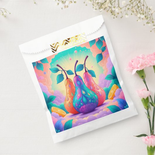 Farbenfrohe Birne Geschenktütchen (Versiegelt)