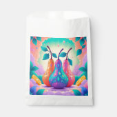 Farbenfrohe Birne Geschenktütchen (Vorderseite)