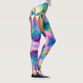Farbenfrohe Birne Leggings (Rechts)