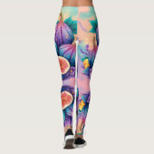 Farbenfrohe Birne Leggings (Rückseite)