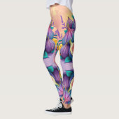 Farbenfrohe Birne Leggings (Links)