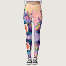 Farbenfrohe Birne Leggings