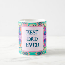 Farbenfrohe Birne mit bester Vater je Kaffeetasse