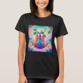 Farbenfrohe Birne T-Shirt (Vorderseite)