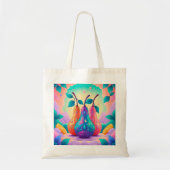 Farbenfrohe Birne Tragetasche (Vorne)