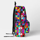 Farbenfrohe Bitcoin (Vibrant HD) Bedruckter Rucksack (Links)