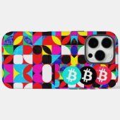Farbenfrohe Bitcoin (Vibrant HD) Case-Mate iPhone Hülle (Rückseite (Horizontal))