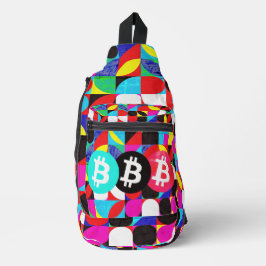 Farbenfrohe Bitcoin (Vibrant HD) Crossbody Bag