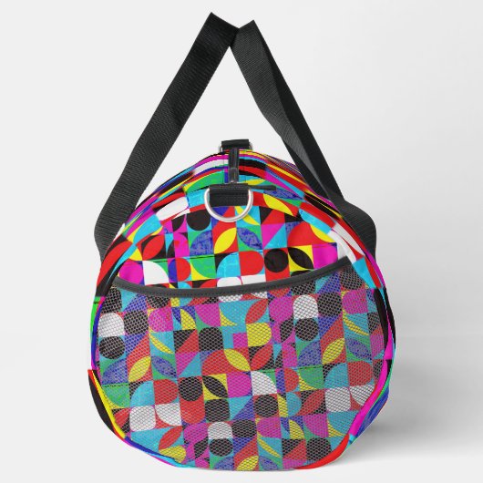 Farbenfrohe Bitcoin (Vibrant HD) Duffle Bag (Rechts)
