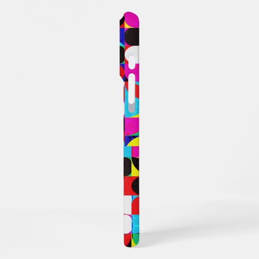 Farbenfrohe Bitcoin (Vibrant HD) iPhone Hülle (Linke Seite)