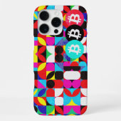 Farbenfrohe Bitcoin (Vibrant HD) iPhone Hülle (Rückseite)