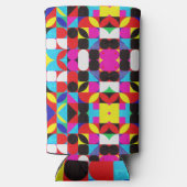 Farbenfrohe Bitcoin (Vibrant HD) Selters Dosenkühler (Rückseite)