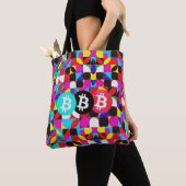 Farbenfrohe Bitcoin (Vibrant HD) Tasche (Von Nahem)