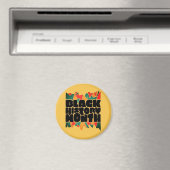 Farbenfrohe Bits Black History Monnet Magnet (In Situ (Geschirrspüler))