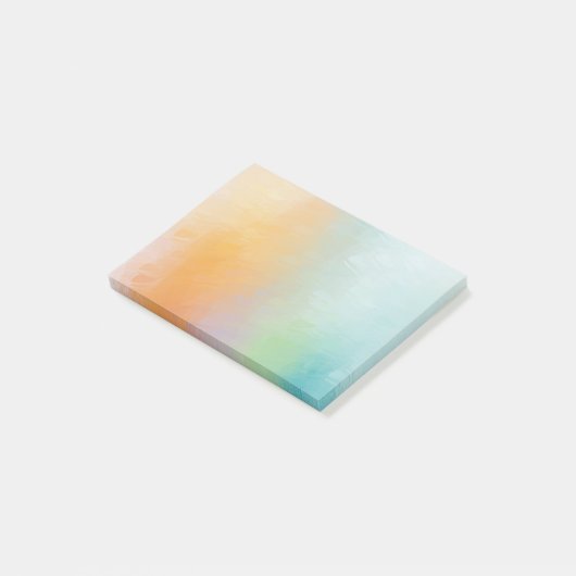 Farbenfrohe Blank Elegant Template Beruflich Post-it Klebezettel (angewinkelt)