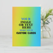 Farbenfrohe Blankenbogenvorlage, erstellen Sie Ihr Ankündigung (Stehend Vorderseite)